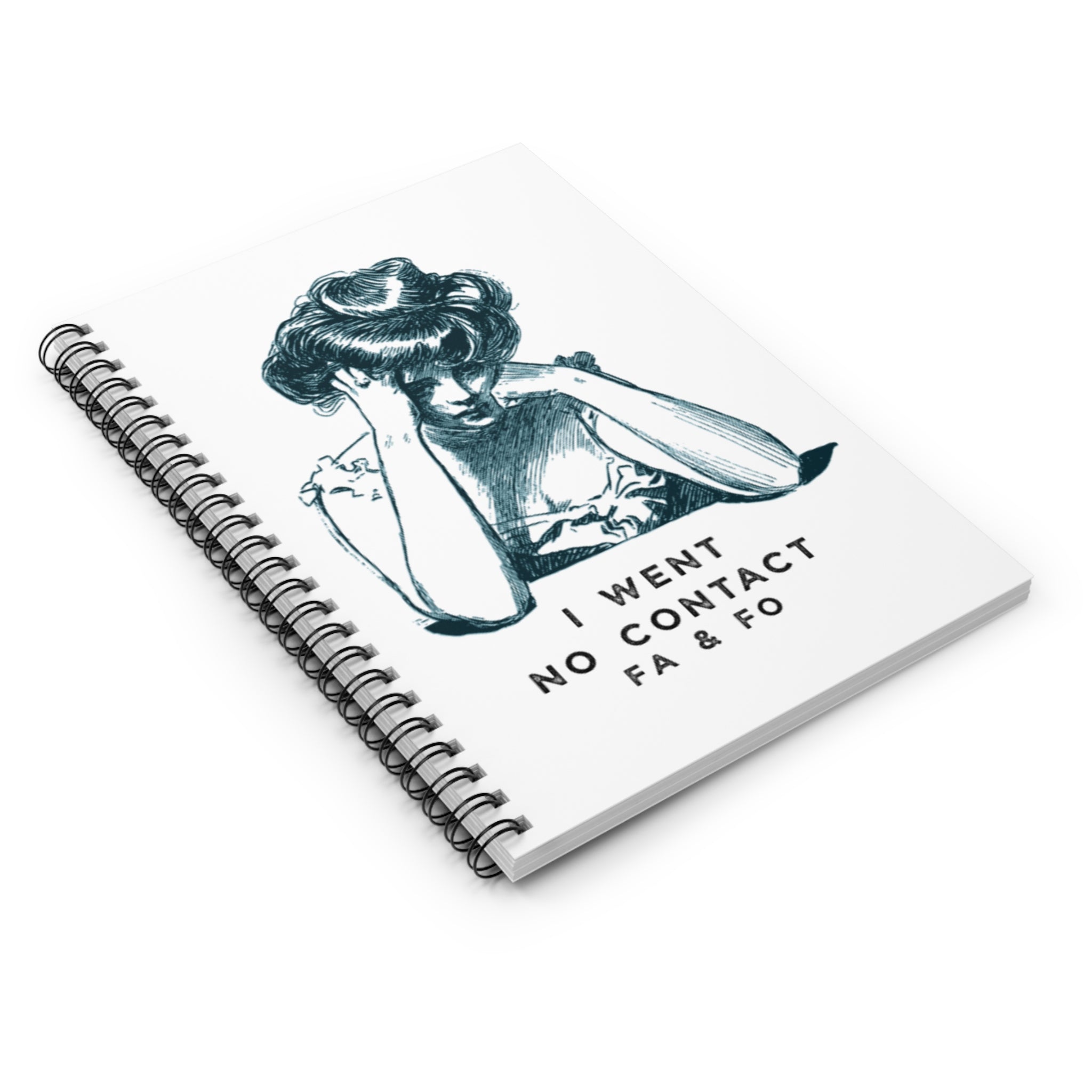 Go No Contact!! Spiral Notebook - Ruled Line